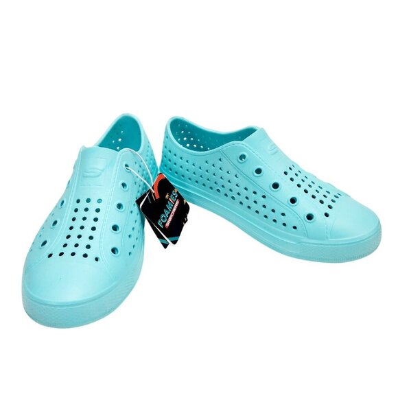 Skechers Foamies Mint Perforated Slip-On Shoes kids Lightweight size 2 - Picture 5 of 15